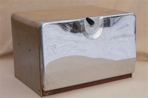 pomerantz stainless steel bread box|Pomerantz 1950s.